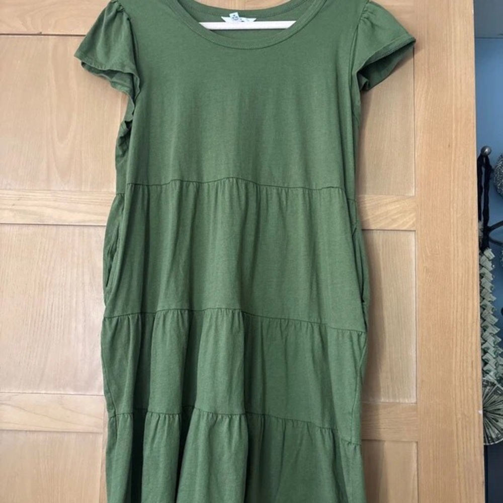 La Ligne Green Midi Dress